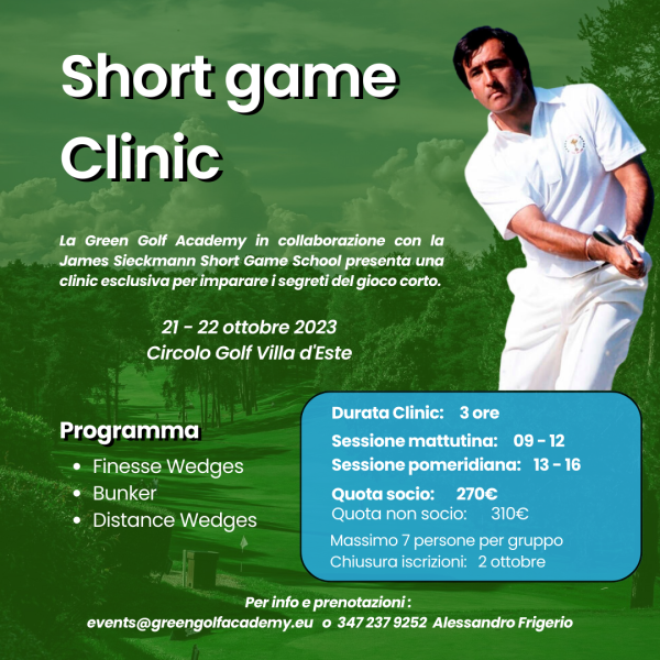 Short game clinics